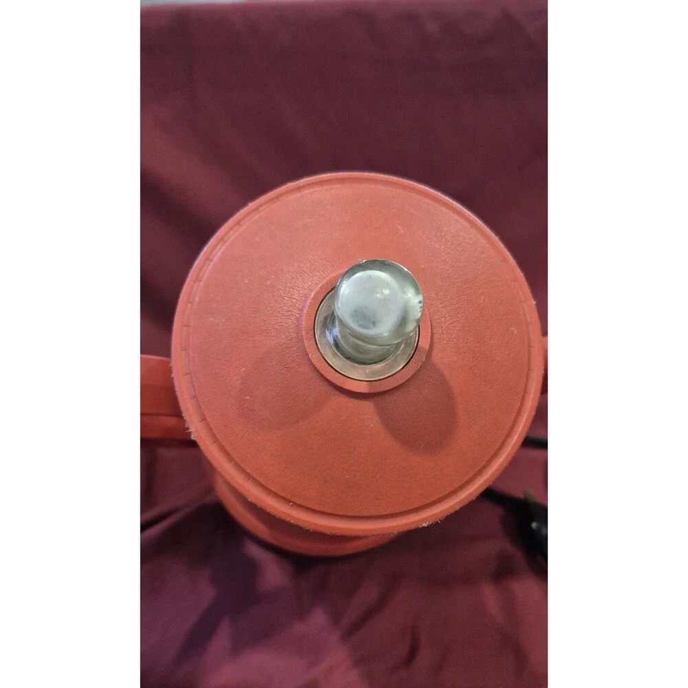 VTG Penncrest 2560 Coffee Percolator 1972 Orange Plastic 9 Cup JCPenney Retro